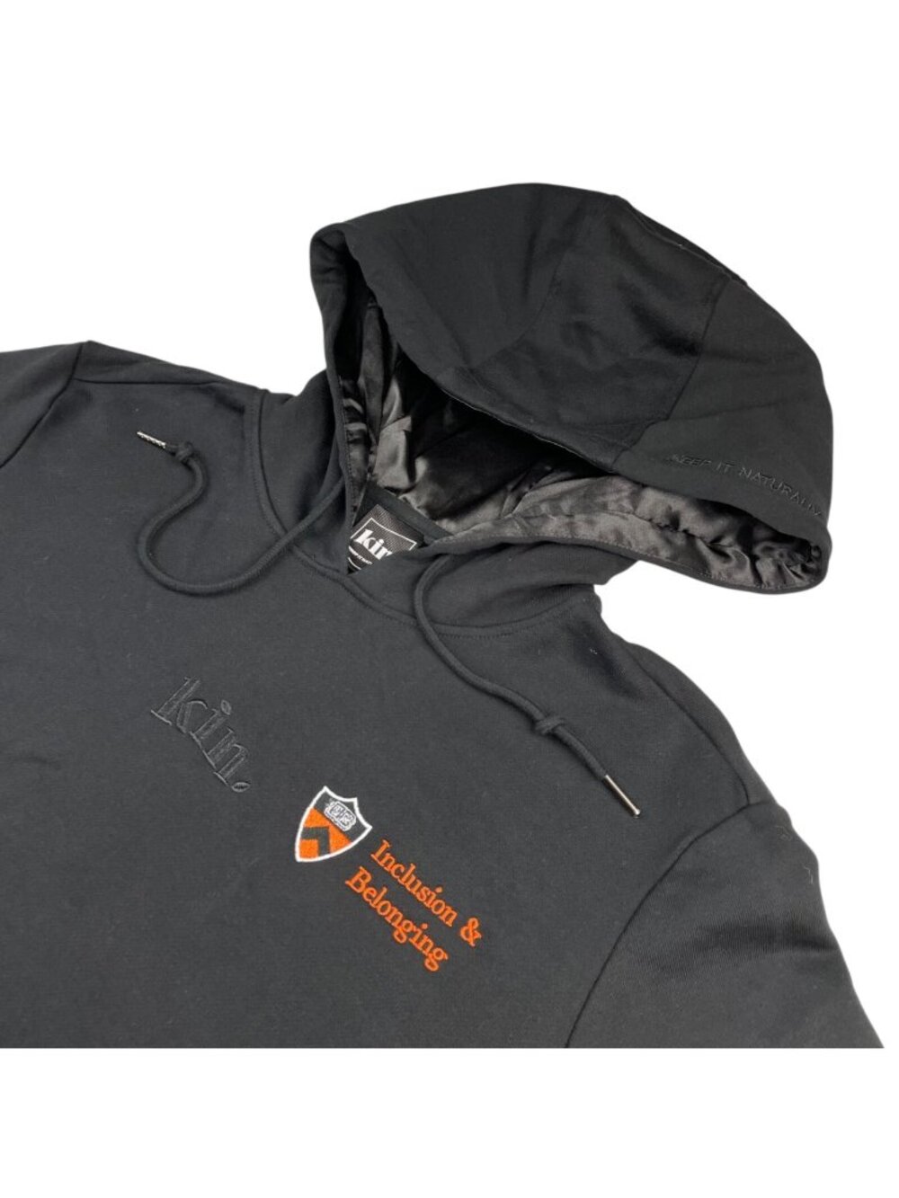 RARE Princeton Tigers x Kin Team Issued Inclusion Pullover Hoodie Black • Large